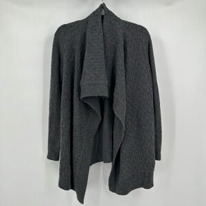 Vince Womens Wool Cashmere Oversized Cardigan Size‎ XS Minimalist Luxe Gray Cozy